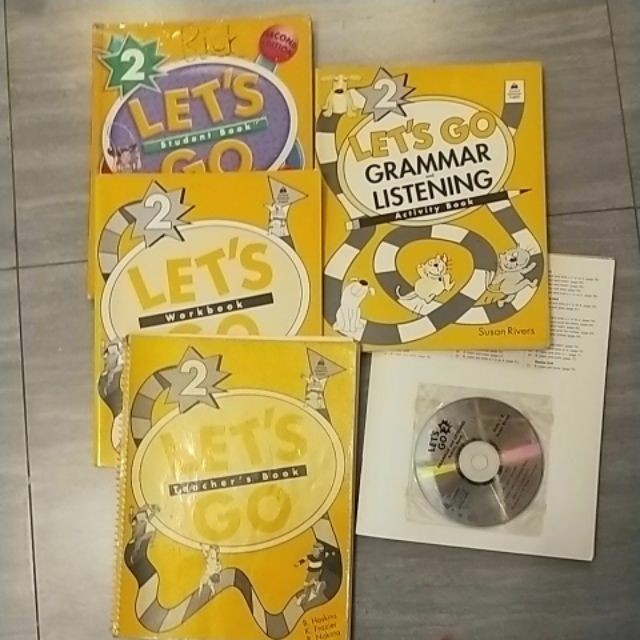 Let's Go, Oxford英語教材 黃2:Grammar and Listening + 藍3:Work Book