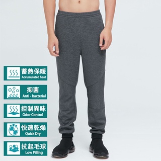 【VOUX】抗菌吸排刷毛束口褲(海蝕灰M-XL)