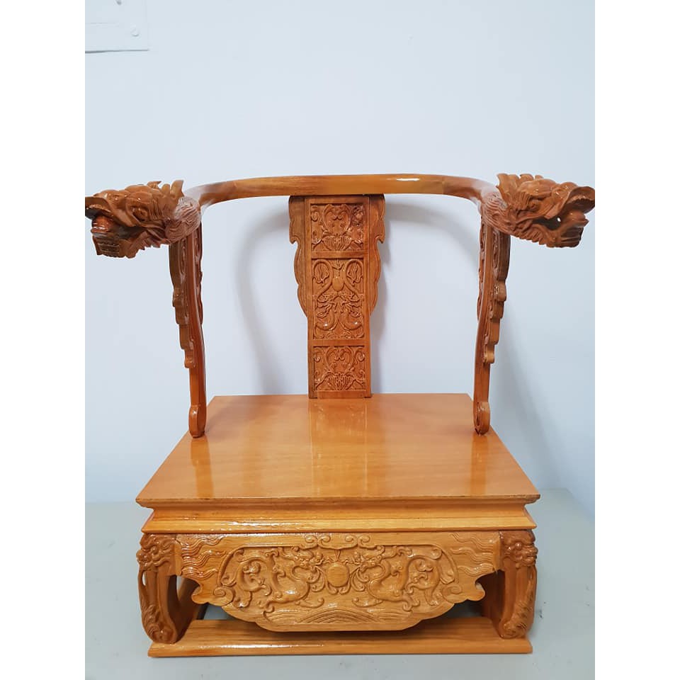 1尺3貼2尺 龍椅 ，木雕刻
