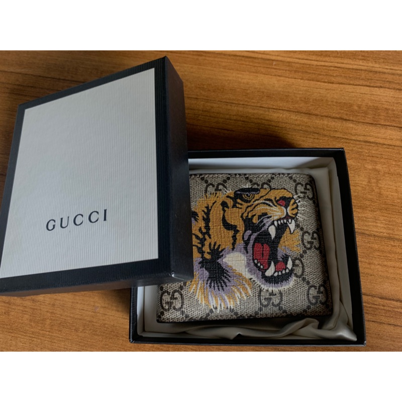 Gucci虎頭短夾可議價 蝦皮購物