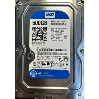 二手 WD SATA 500GB 內接式 硬碟 3.5吋 良品 藍標