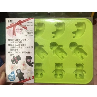 貝印 熊熊矽膠膜 巧克力膜 果凍膜