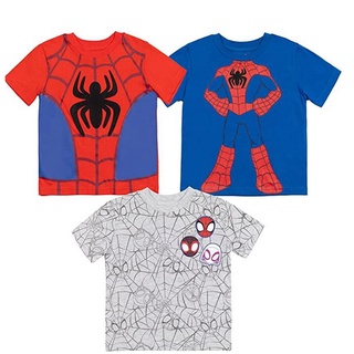 預購👍正版空運👍美國專櫃 Marvel Spidey 蜘蛛人 兒童 短袖上衣三件組 男童 T恤 TSHIRT