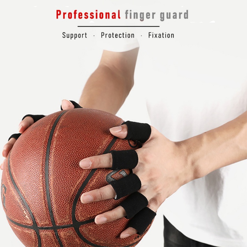 10 件裝手指套籃球健身房健身排球彈性指套保護器護具裝備
