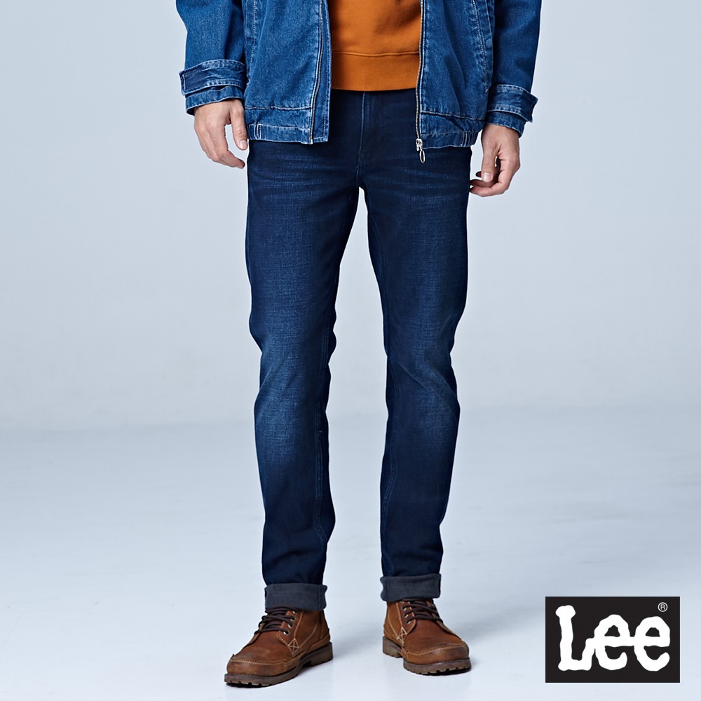 Lee 722 四面彈保暖低腰修身直筒牛仔褲 男 Modern Magma LL1802839AB