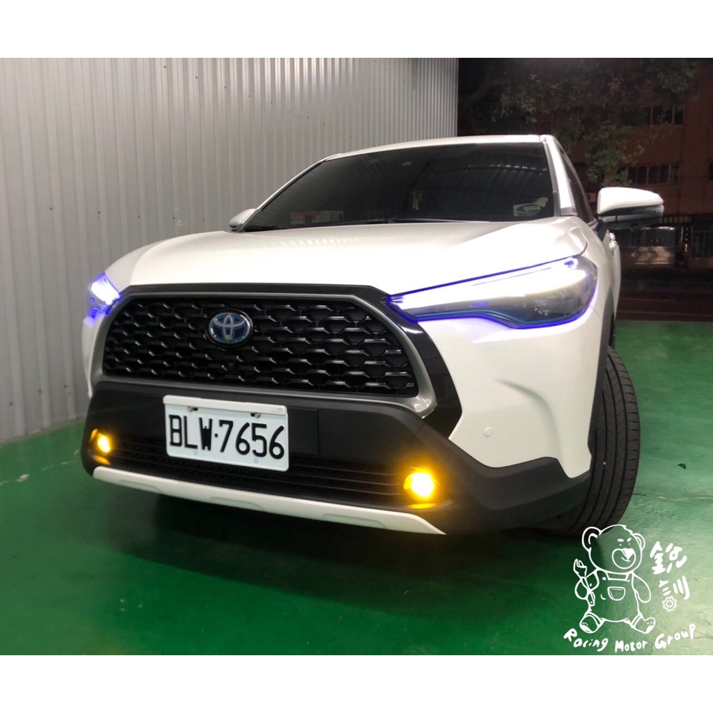 銳訓汽車配件-台南麻豆店 Toyota Corolla Cross 原廠LED霧燈總成-黃光 霧燈框 線組 日行燈 開關