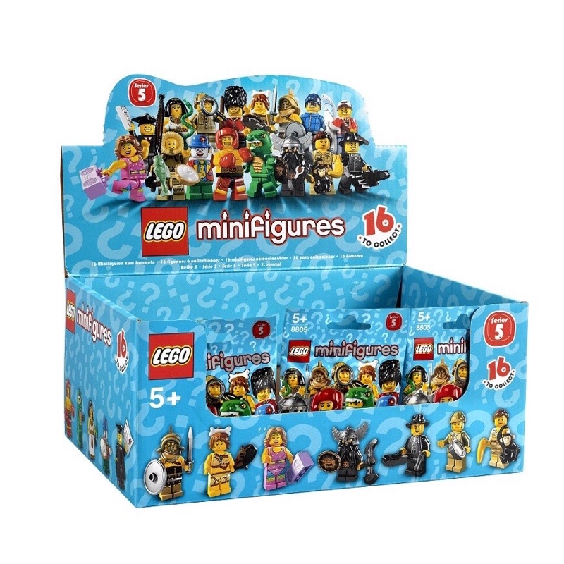 LEGO 樂高 8805 第五代 人偶 人偶包 1箱60包