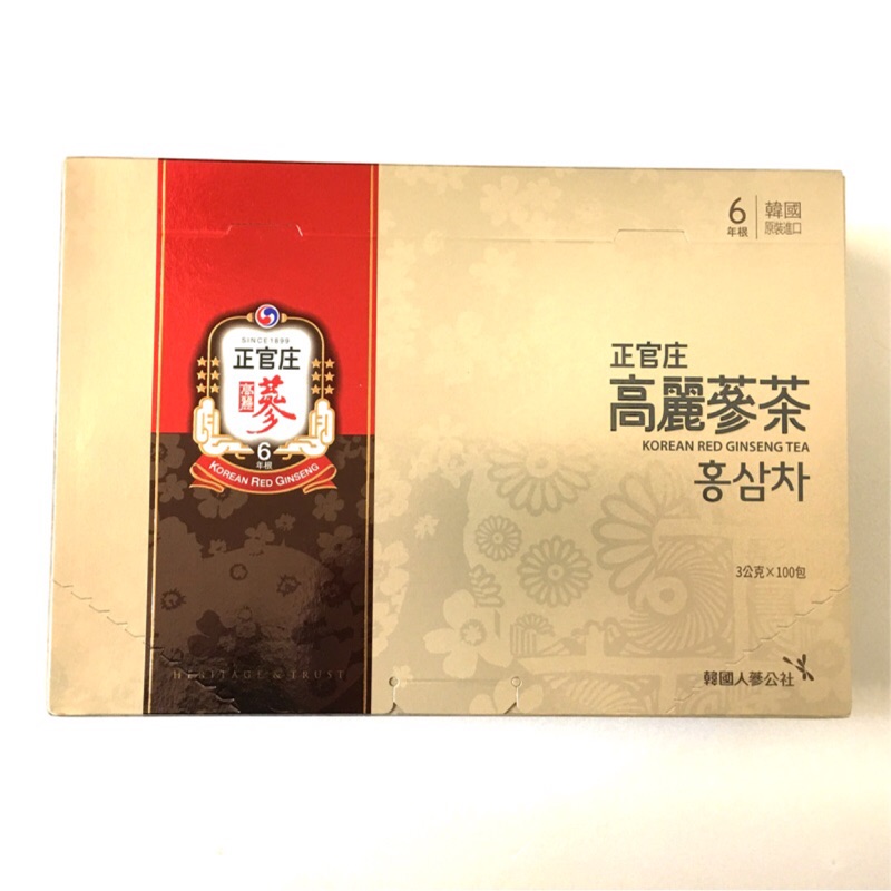 ［正官庄］高麗蔘茶  100包    $1600   ✔️限時特價 🎀衝人氣 限量 出清 賠售 即期品20201107