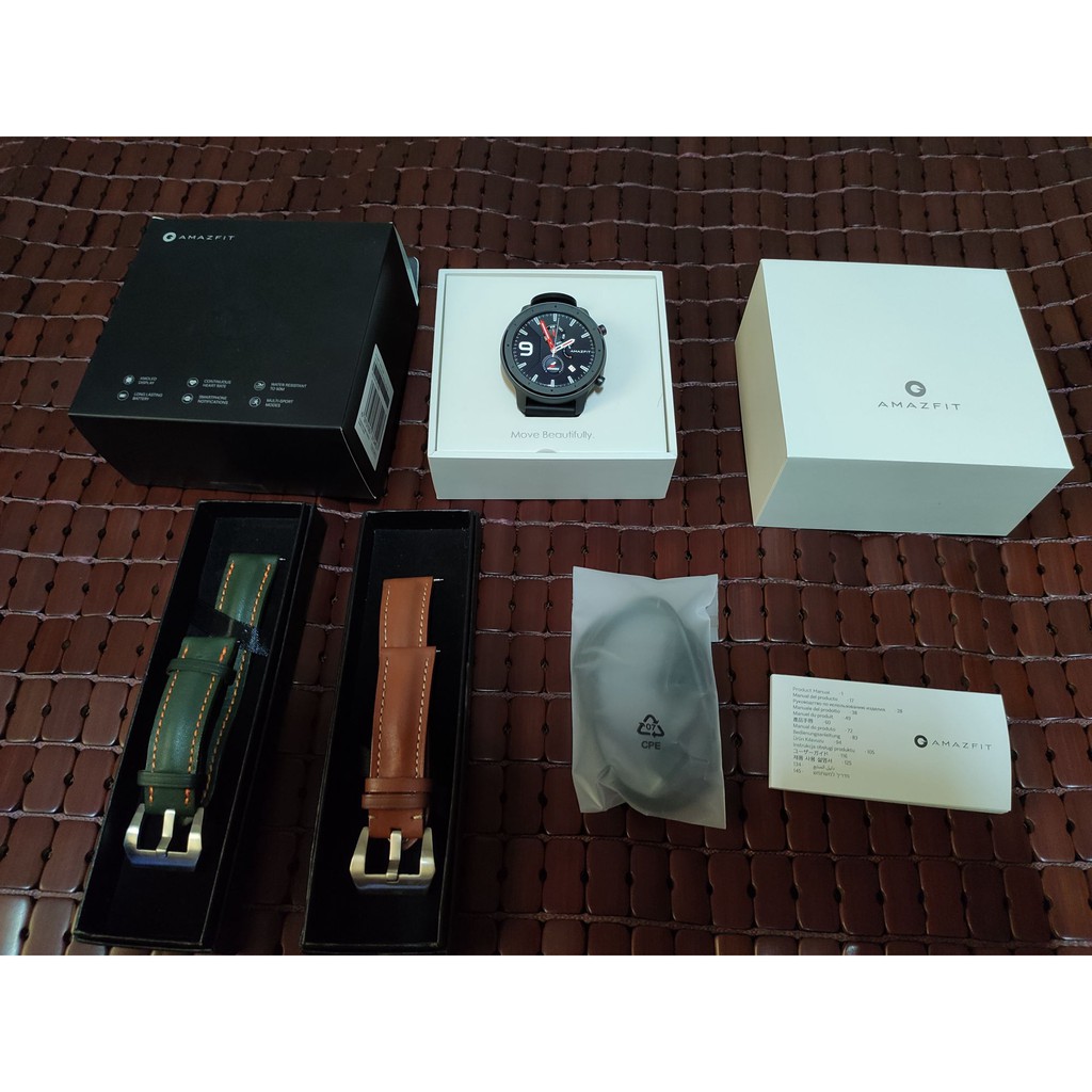 中古 保固中【Amazfit 華米】米動GTR 47mm Lite (原廠公司貨/陶瓷錶框/智能手錶)