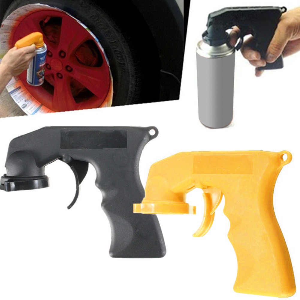 💖塑膠可攜式噴漆手柄 通用汽車改色貼膜自噴漆手噴工具