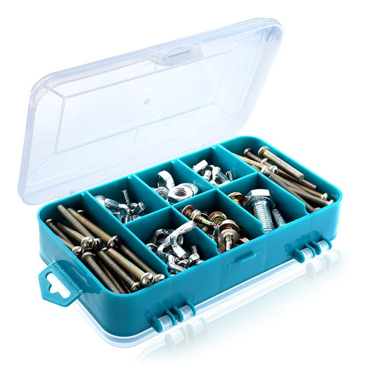 RUITOOL雙面PP工具收納盒塑膠零件盒螺絲元件工具盒
