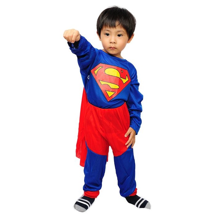 [59Cheap]萬聖節服裝 化裝舞會 角色扮演 正義英雄 兒童造型 超人造型服