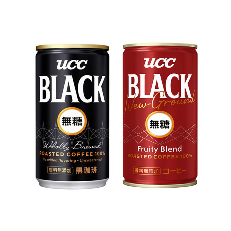 【蝦皮特選】日本UCC Black/赤․濃醇 即飲無糖咖啡 (185gx30罐) 人氣首選 (部分即期)