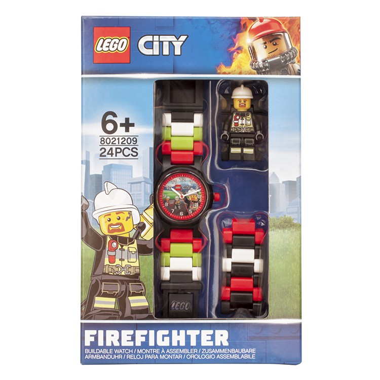 ［想樂］『手錶』全新 樂高 Lego Watch 8021209 樂高手錶 City 消防員
