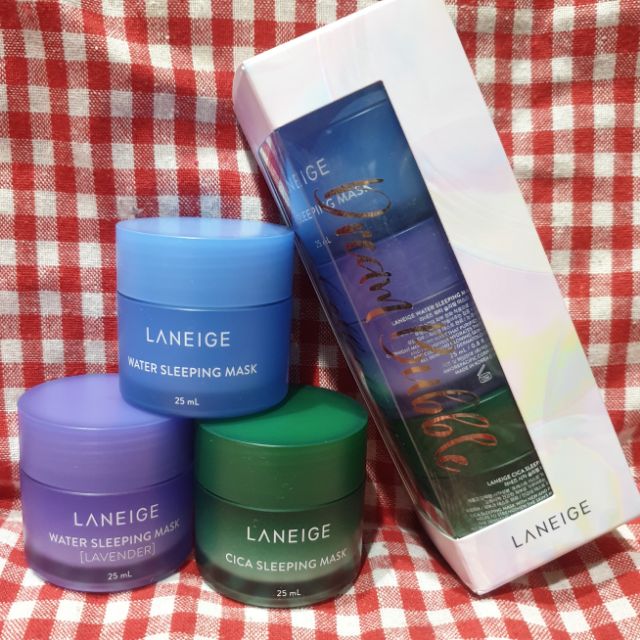 Ally's美妝🎀《24H🚀出貨》全新 LANEIGE 蘭芝聖誕限量禮盒 夢想幻彩泡泡系列  晚安面膜修護組