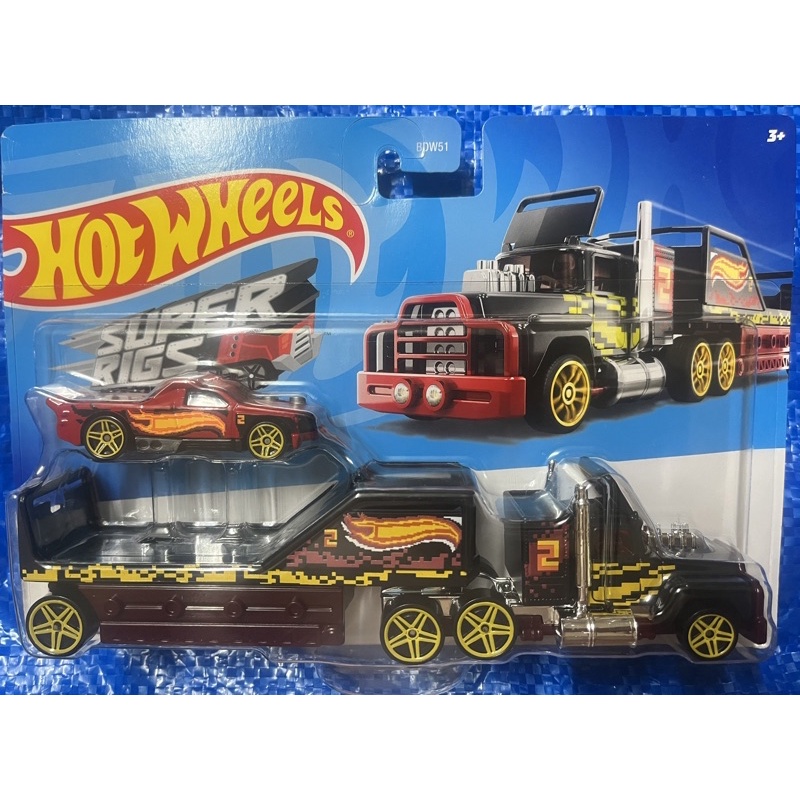 Hotwheels Super Rigs 風火輪 類麥塊 像素 拖車頭 超級拖車