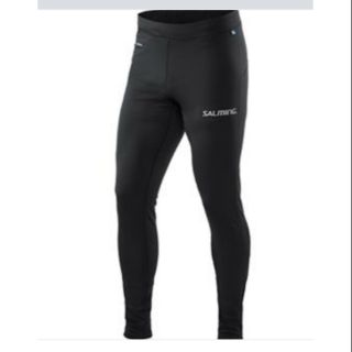 SALMING 男慢跑機能長褲 內搭褲 馬拉松 機能褲 慢跑長褲 機能長褲 慢跑褲 馬拉松褲