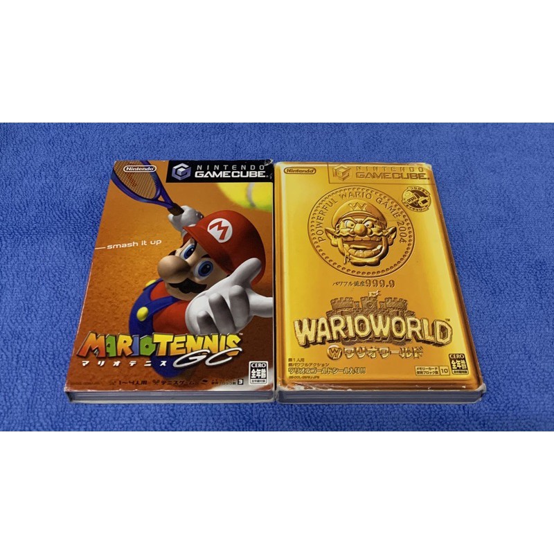 《優質良品》任天堂 GC Gamecube Wii適用 正版 遊戲 純日版 瑪利歐網球 壞利歐世界 瑪利歐