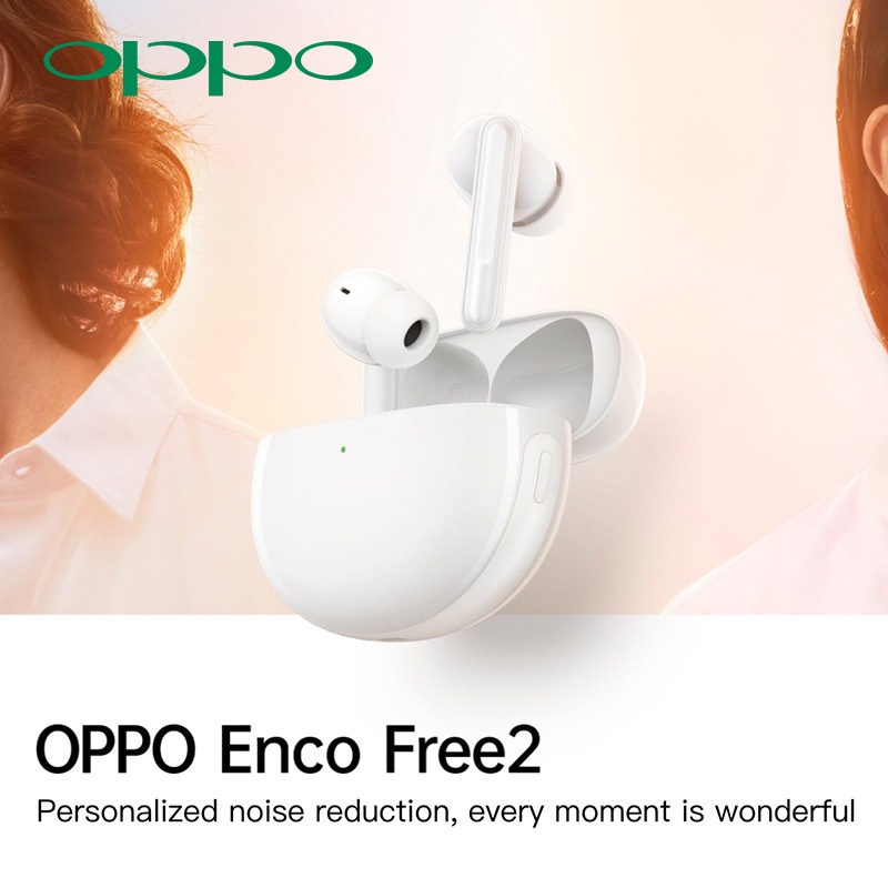 虹華數位 ㊣ 台灣公司貨 OPPO Enco Free2 真無線降噪耳機 藍牙耳機 運動耳機 降噪耳機 藍芽5.2