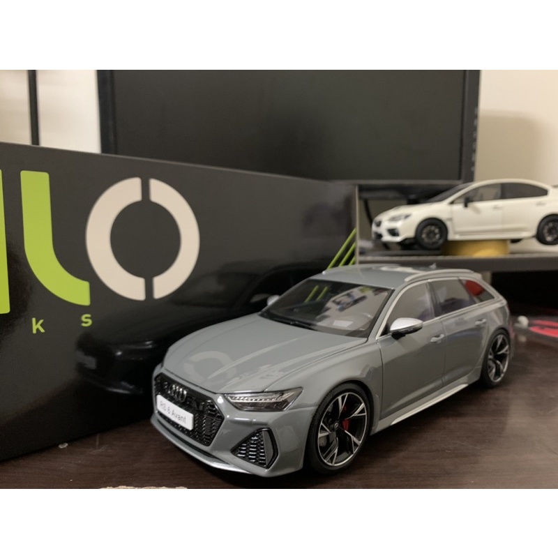 【E.M.C】1:18 1/18 KiloWorks Audi RS6 Avant C8 金屬模型車