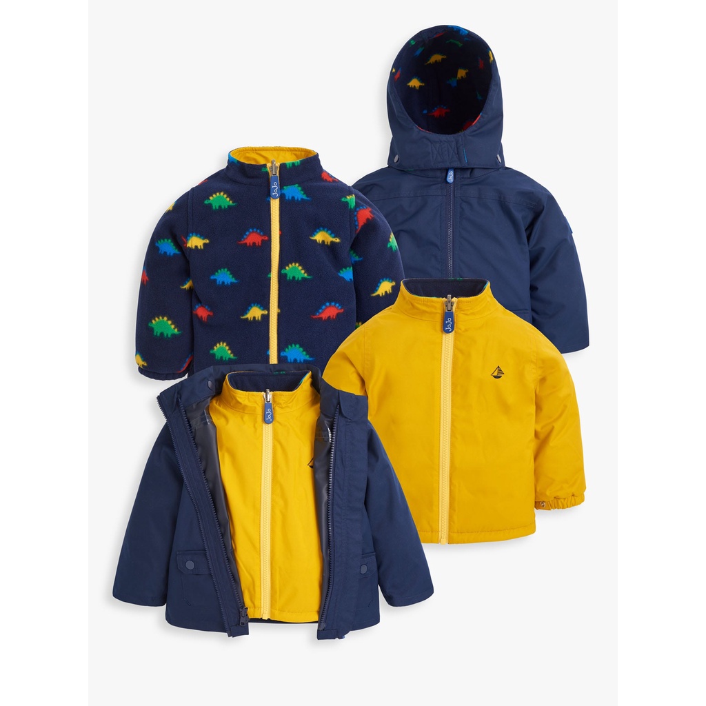 【英倫代購】 JoJo Maman Bebe 四合一防水保暖外套 Waterproof Polarfleece