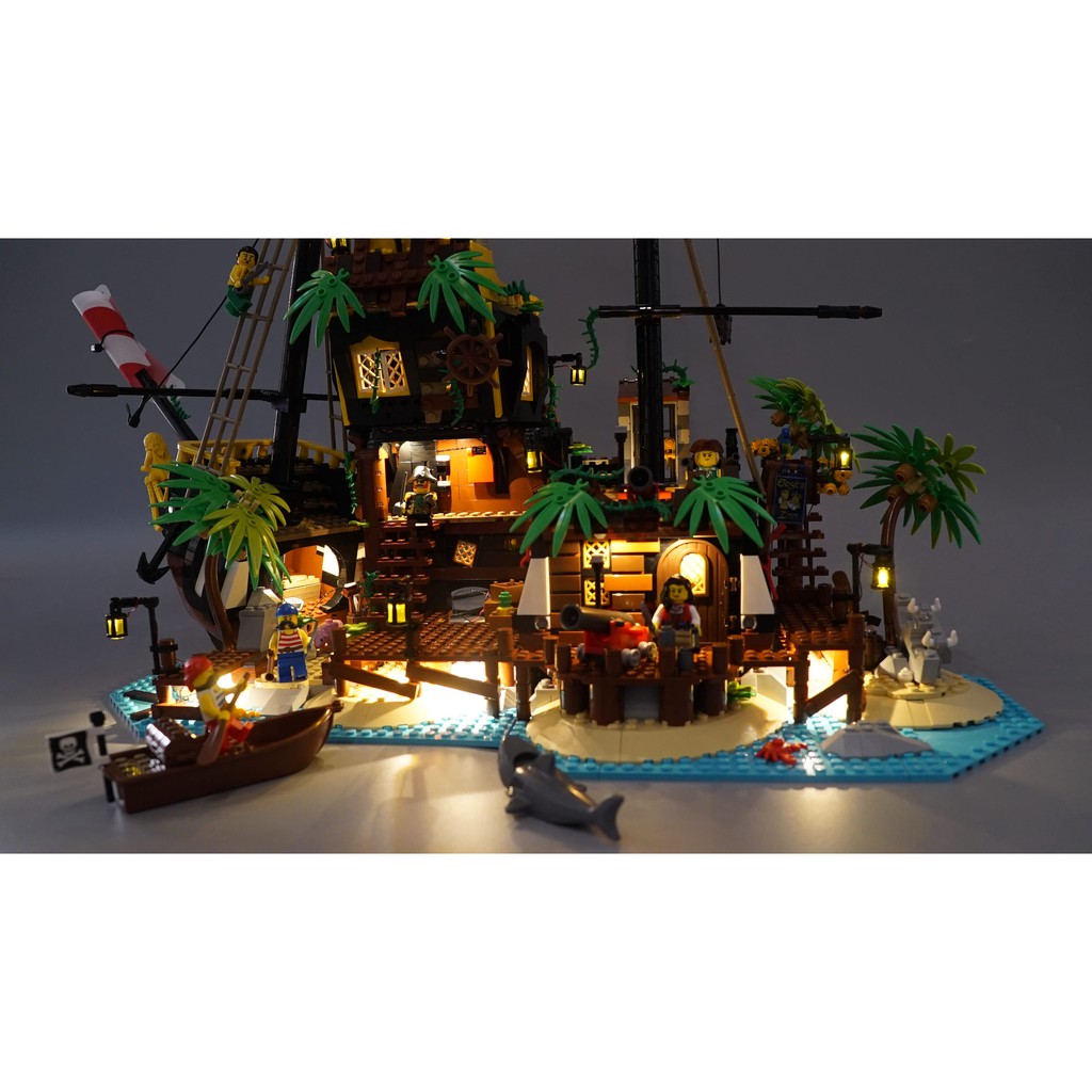 [飛米樂高積木磚賣店] LEGO專用燈組 21322 梭魚灣海盜專用燈組
