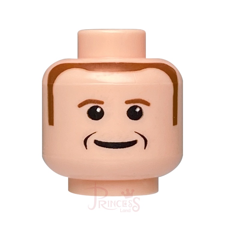 公主樂糕殿 LEGO 8672 法拉利 魯本斯·巴里切羅 / 費利佩·馬薩 頭 膚色 3626bpb0261 A257