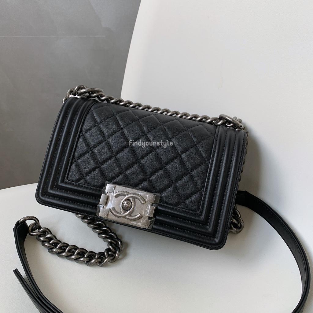 Findyourstyle 正品代購 Chanel boy20 復古銀釦