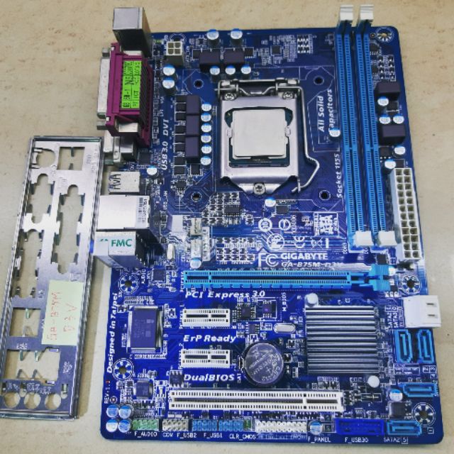 （良品）技嘉 GA-B75M-D3V  + Intel I5 3470四核心處理器