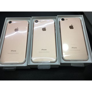 **最殺小舖** 如新 iphone7 128g 玫瑰金 金銀霧黑 曜石黑全新機殼配件另有iphone7plus