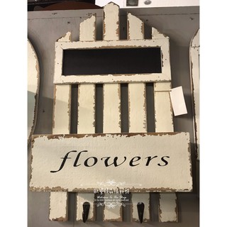~＊歐室傢飾館＊ ~臺灣出貨 zakka 鄉村雜貨 木製 復古 黑板 柵欄 壁飾 木盒 花器 園藝 庭院~