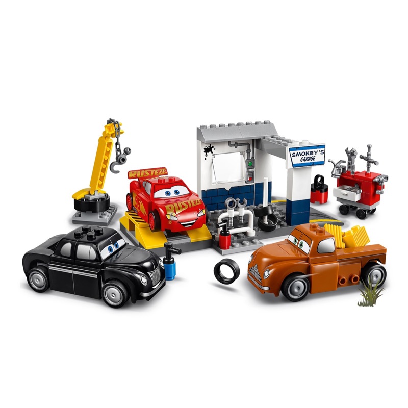 [二手]樂高積木 Juniors系列 Lego CARS #10743 汽車總動員 史摩基的修理廠