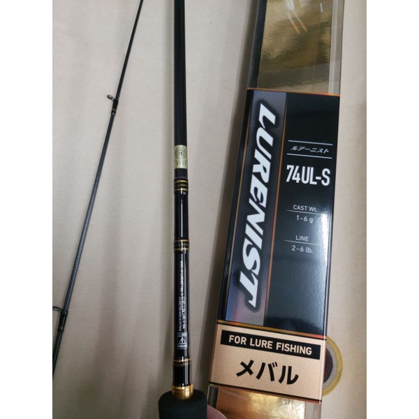 大和公司 DAIWA  LURENIST  74UL-S 直柄微拋路亞竿 微拋 1-6g 富士島環