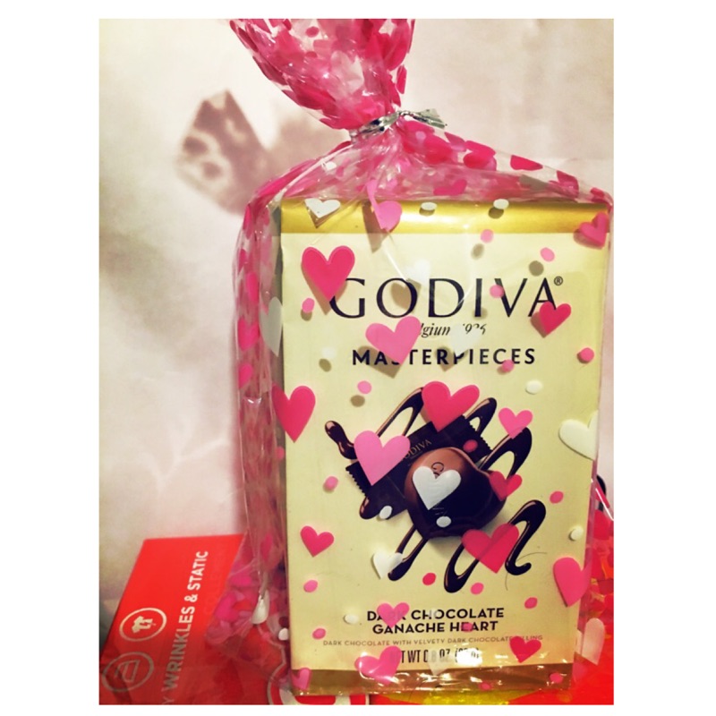 Godiva 心型巧克力 黑巧克力 5包合售只要328元生日、情人節 送禮自用兩相宜送禮大方
