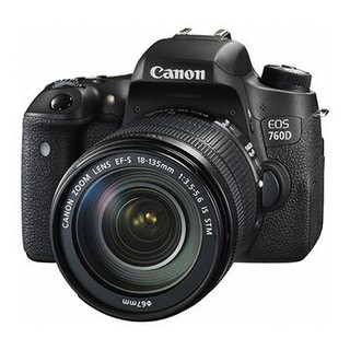《晶準數位》Canon EOS 760D 18-135mmKIT 19個十字對焦.機頂液晶屏幕.性能大提升(平輸中文)