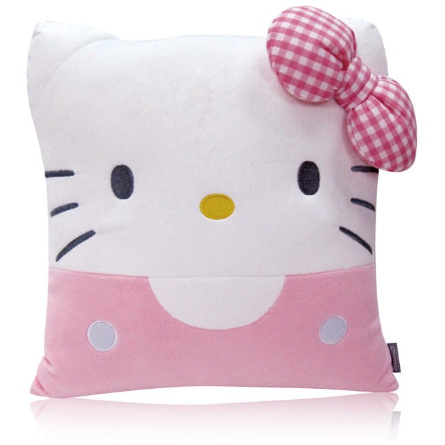 【三麗鷗Hello Kitty】Face系列 方型 抱枕 枕頭