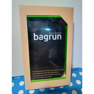 bagrun 6吋 橫式腰夾 手機保護套 通用皮套-黑