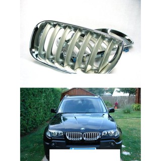 鍍鉻出清價- 適用於 BMW 寶馬 X3 E83 2003-2006 M6款 水箱罩 中網 鼻頭 水柵 電鍍 電鈦