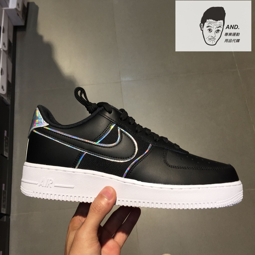 【AND.】NIKE AIR FORCE 1 '07 LV8 STYLE 黑色 雷射 休閒 男款 AT6147-001