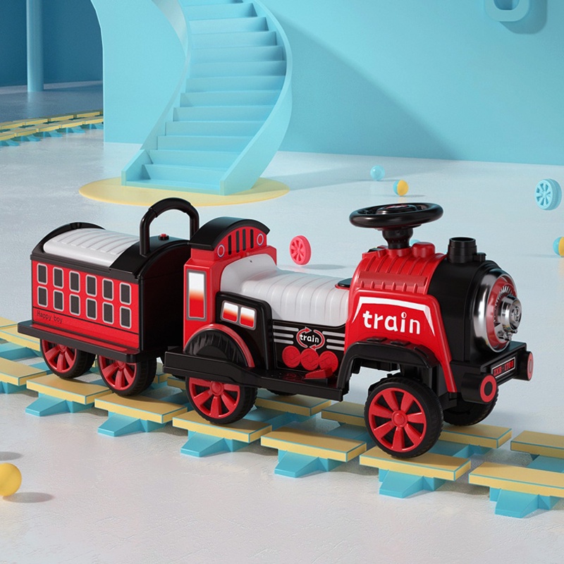 佳佳玩具 --- 現貨 電動小火車 小火車 可坐雙人 四輪童車 兒童電動車 電動火車【YF18216】