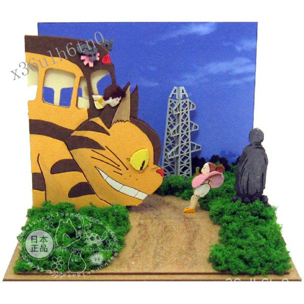 Sankei迷你紙模型小屋立體宮崎駿吉卜力龍貓迷路的小梅#x36