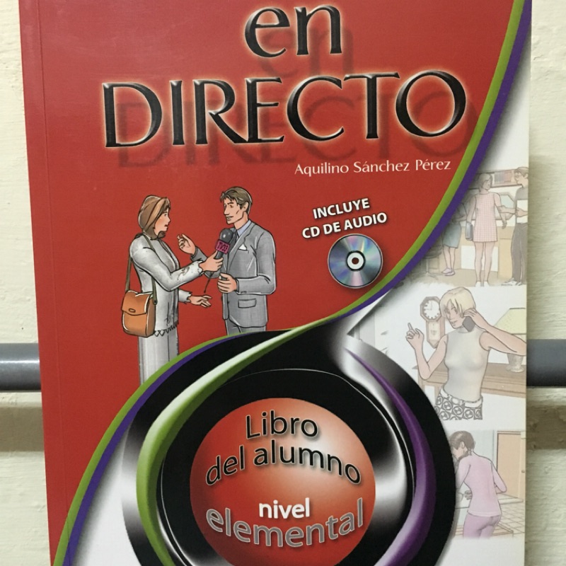 西班牙文考試練習書en Directo libro del alumno nivel elemental