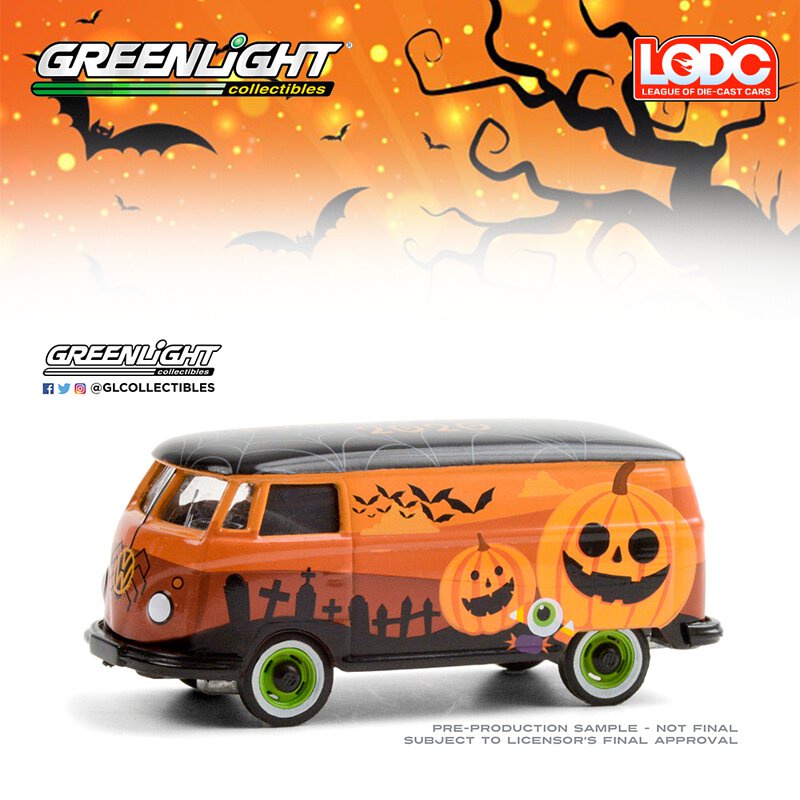 GreenLight 綠光 1:64 Halloween 2020 VW Type 2 Panel Van T2