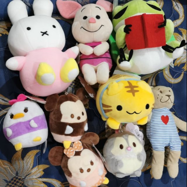二手娃娃 米菲兔/旅行青蛙/米奇/Ikea小熊/迪士尼