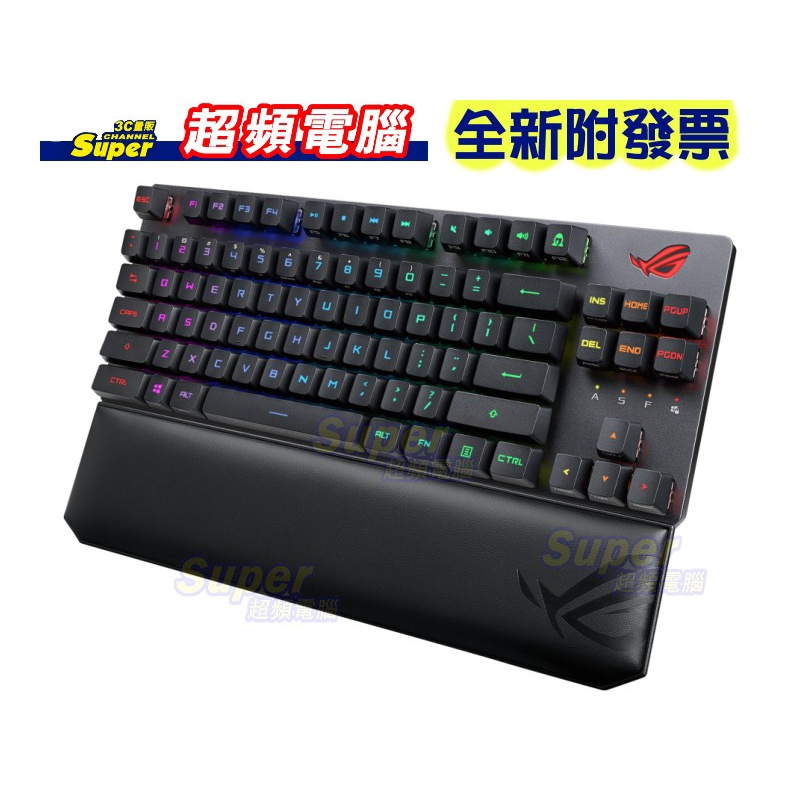 【超頻電腦】華碩 ASUS ROG Strix Scope RX TKL WL Deluxe 無線機械式鍵盤 青軸/紅軸