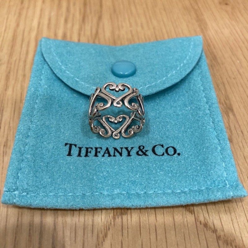 Tiffany &amp; Co. 專櫃正品 經典款戒指 收藏出清 9成新