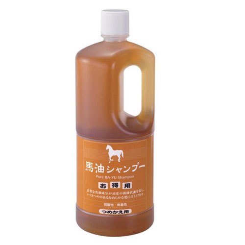 日本製  旅美人 馬油洗髮精 補充瓶 1000ml✿