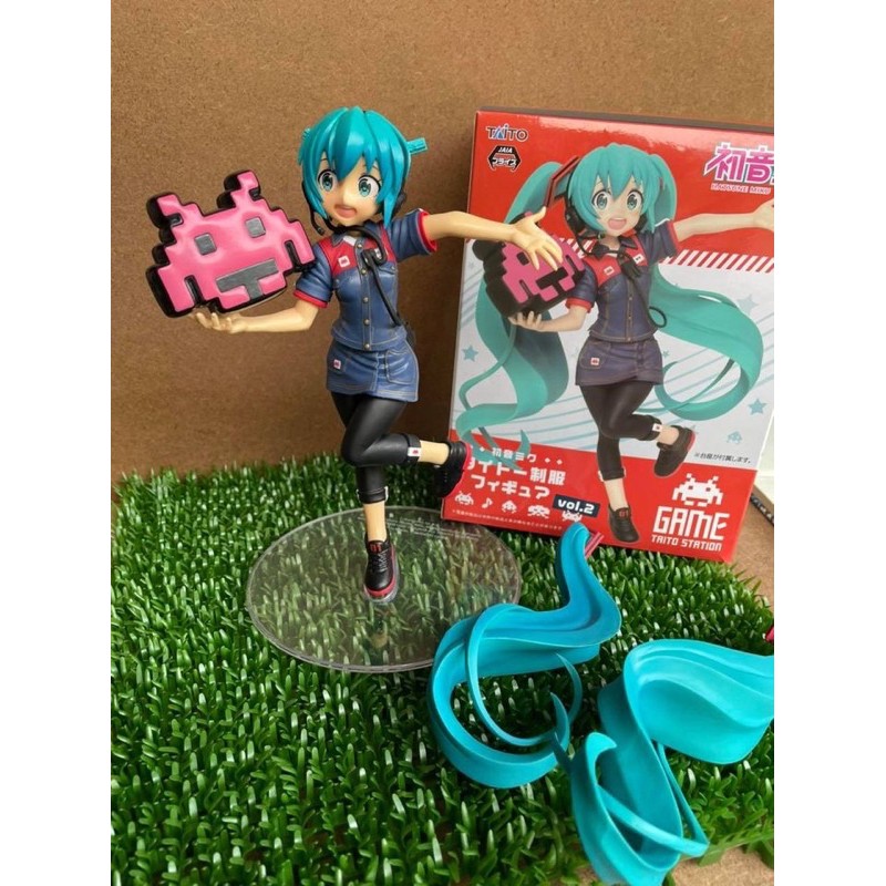 瑕疵出清 日版TAITO景品 初音店員制服 ver. 2 遊戲場