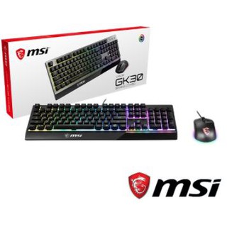 (現貨熱賣中）MSI微星Vigor GK30 COMBO電競鍵盤滑鼠組
