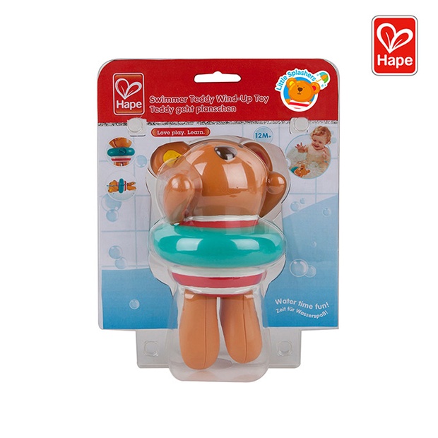 【德國Hape】游泳泰迪熊 / 洗澡玩具